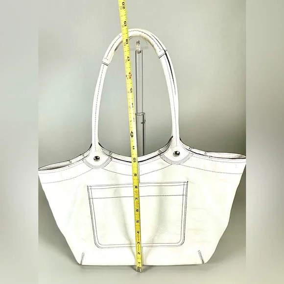 Coach Women’s Bleecker Leather Tote Shoulder Bag - Picture 13 of 13